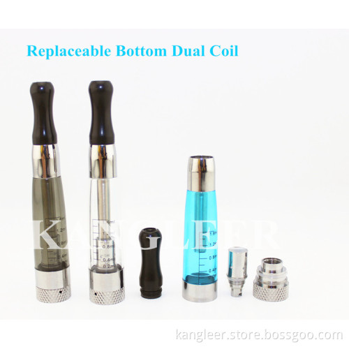 CE5 Clearomizer with Replaceable Bottom Dual Coil, Bdc Clearomizer Fits Evod Twist Battery, CE5 Bdc for E Cigarette Vaporizer